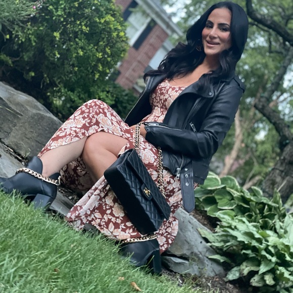 Brown floral Abercrombie and Fitch dress size small - Picture 2 of 5